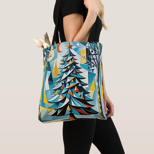 Un arbre de Noël moderne illustration 2 - Sac four (De près)