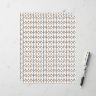 un arrière - plan blanc avec un motif marron