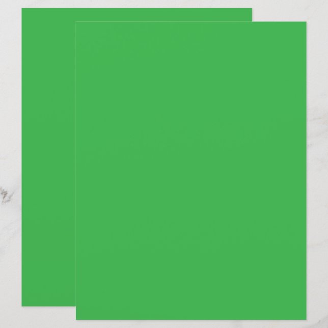 un arrière - plan vert avec une bordure blanche (Devant / Derrière)