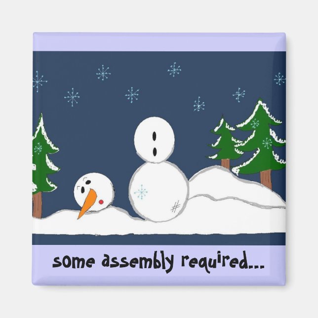 Un assemblage est nécessaire... aimant (Devant)