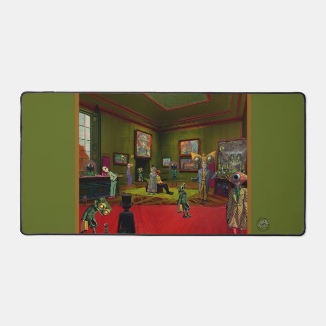 Un assortiment de personnages convergeant Tapis de (Recto)