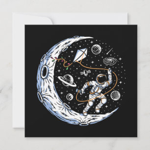 Un astronaute pilote un cerf-volant sur la lune