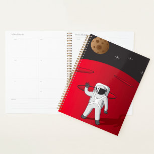 Un Astronaute Sur Mars Spiral Planner