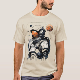 Un astronaute sur Mars T-Shirt