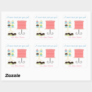 Un autocollant doux de cuisson de festin