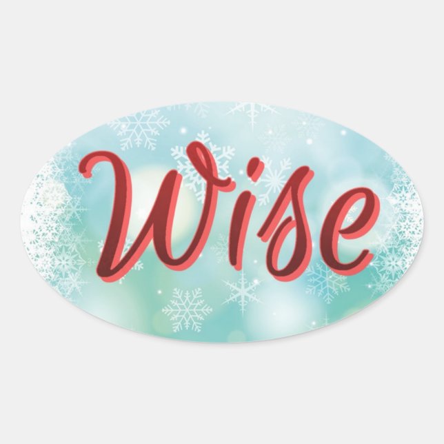 Un autocollant Mantra "Happy Healthy Wise and Weal (Devant)