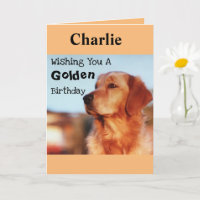 Un autre anniversaire ? Carte de recherche Golden
