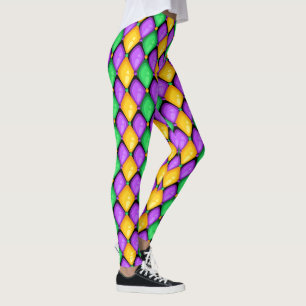 Un autre Mardi Gras Diamonds Pop Leggings de mode