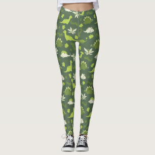 Un avec les leggings de dinosaures