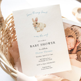 Un Baby shower Sucré Bunny Invitation