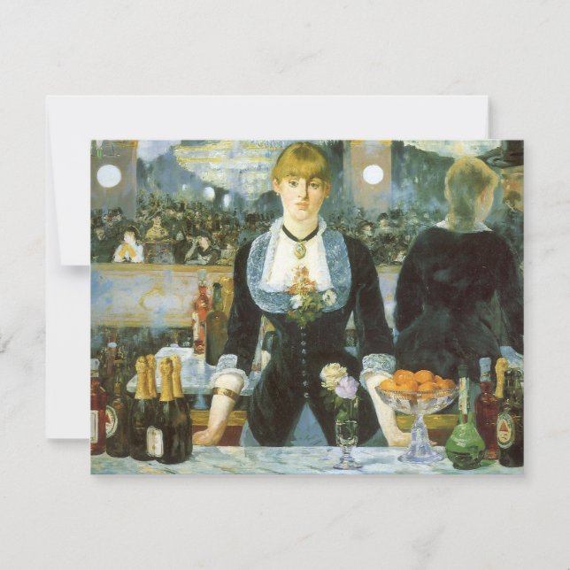 Un bar aux Folies Bergere par Edouard Manet (Devant)