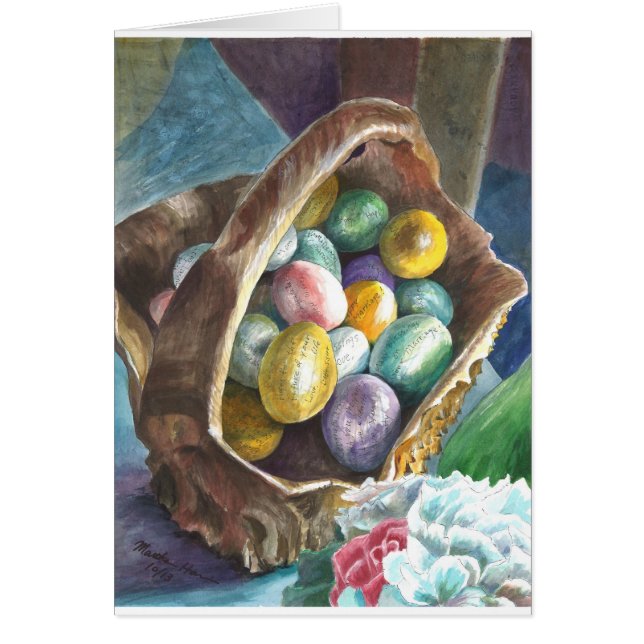 Un basketful des souhaits de mariage (Devant)