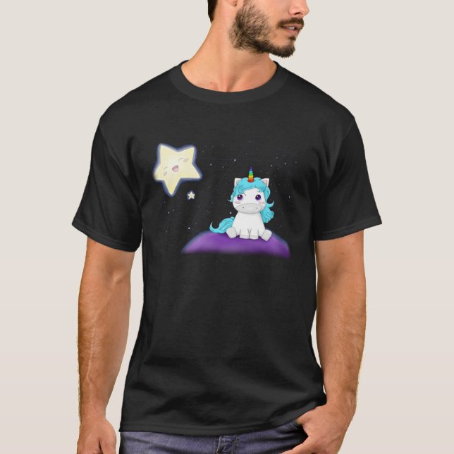 Un beau cadeau de licorne Sweat - shirt à capuche  (Devant)