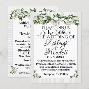 Un Beau Jour Pour Un Mariage - Invitation