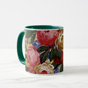 Un beau Philip Jacobs Tissu Peony et mug Rose