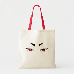 Un beau sac avec des yeux rouge vif regard