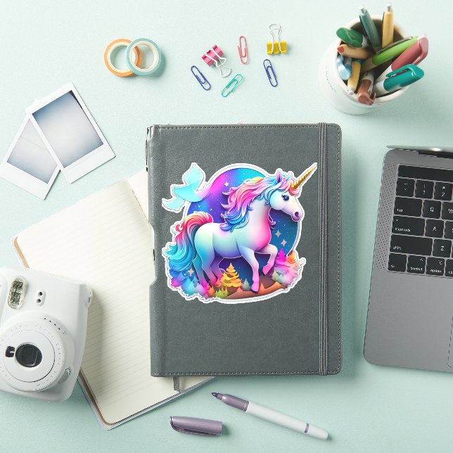Un Beau Sticker Unicorn (Couverture iPad)