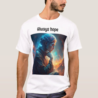 Un beau t-shirt à penser, il y a toujours de l'esp
