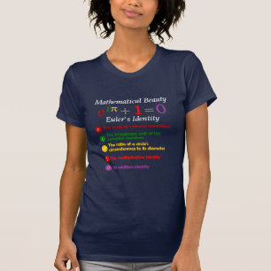 Un beau T-shirt mathématique pour l'identité d'E