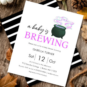 Un bébé brasse Baby shower Halloween