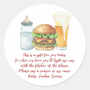 Un bébé brasse de la bière - étiquette de la chand