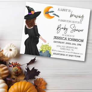 Un bébé brasse de l'aquarelle sorcière personnalis