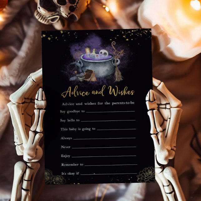 Un bébé brasse des conseils et des souhaits Éffray (A Baby is Brewing Baby Shower Advice and Wishes Game)