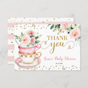 Un bébé brasse du Merci de Baby shower de Tea Part