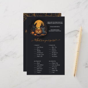 Un Bébé brasse Le Jeu De Baby shower Halloween