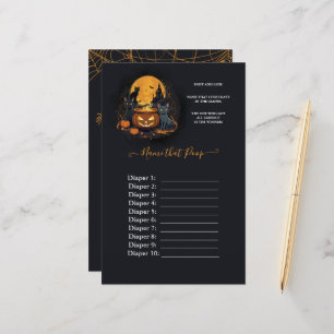 Un Bébé brasse Le Jeu De Poo Baby shower Halloween