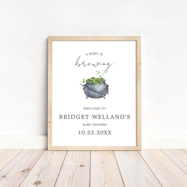 Un bébé brasse l'Halloween | Poster (Available for print and instant digital download!)