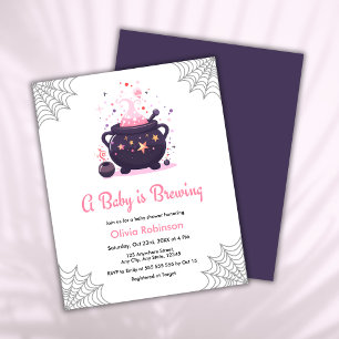 Un bébé brasse un Baby shower d'Halloween Invitati