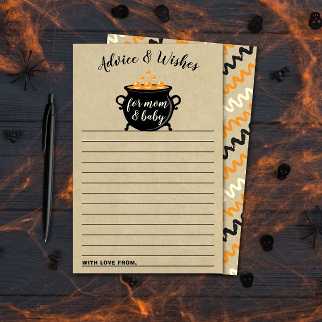 Un Bébé Doux Brasse Le Baby shower D'Halloween (Créateur téléchargé)