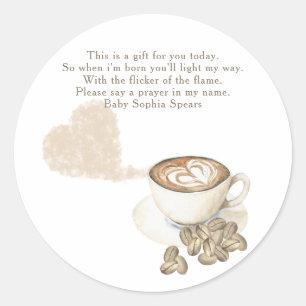 Un bébé est en train de brasser bébé - étiquette d