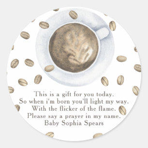 Un bébé est en train de brasser bébé - étiquette d