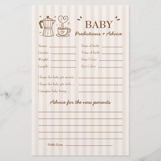 Un bébé prépare des prédictions et des conseils su (Devant)