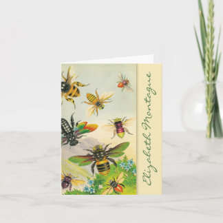 Un Bevi d'abeilles Cartes de notes personnalisées