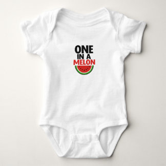 Un body bébé "One in a Melon" – Joli design pastèq