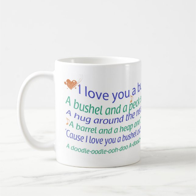 Un boisseau et une tasse de picotin (Gauche)