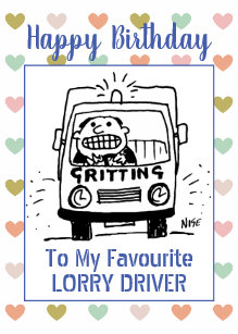 Cartes De Chauffeur De Camion D Anniversaire Zazzle Fr