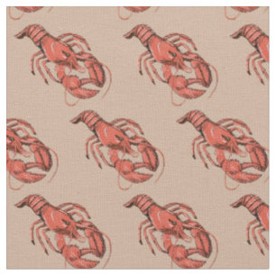 Un bon nombre de tissu de homards