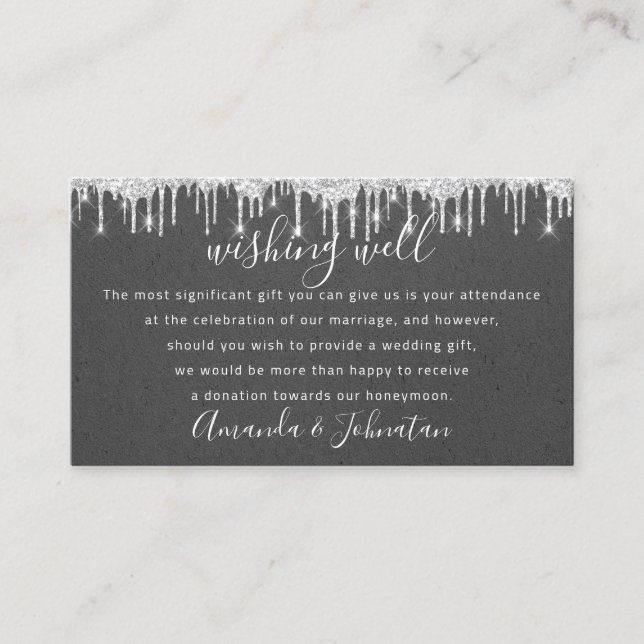 Un Bon Voeux Pour Faire-part de mariage Silver Kra (Devant)