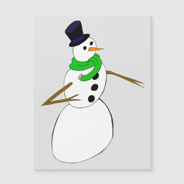 un bonhomme de neige (Devant)