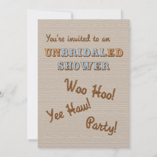 un BRIDAL ed Invitation