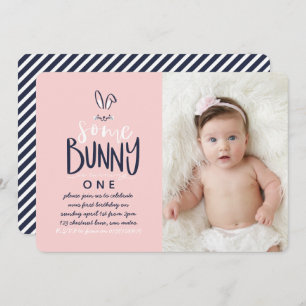 UN BUNNY BANTHDAY PARTY INVITATION