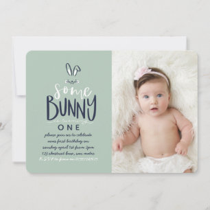 UN BUNNY BANTHDAY PARTY INVITATION
