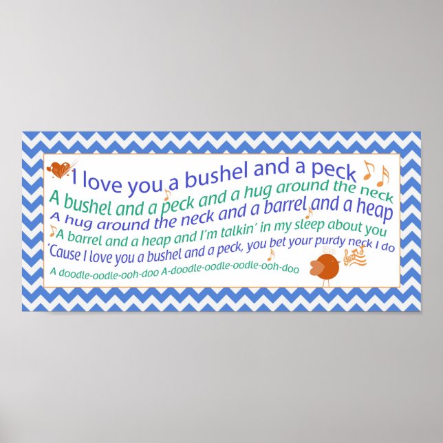 Un Bushel et une affiche de Peck (Devant)