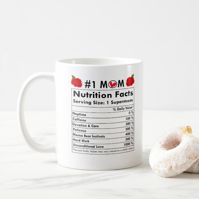 Un cadeau amusant pour maman Mug (Avec donut)