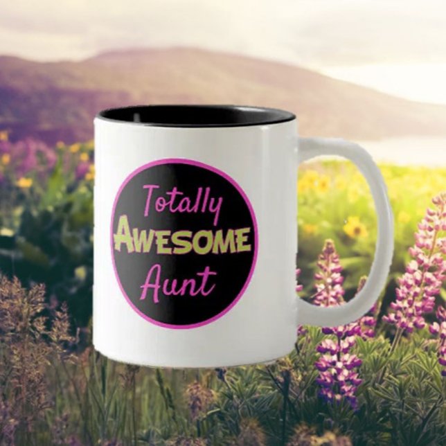 Un cadeau amusant ! Tante Mug Totalement génial (Créateur téléchargé)