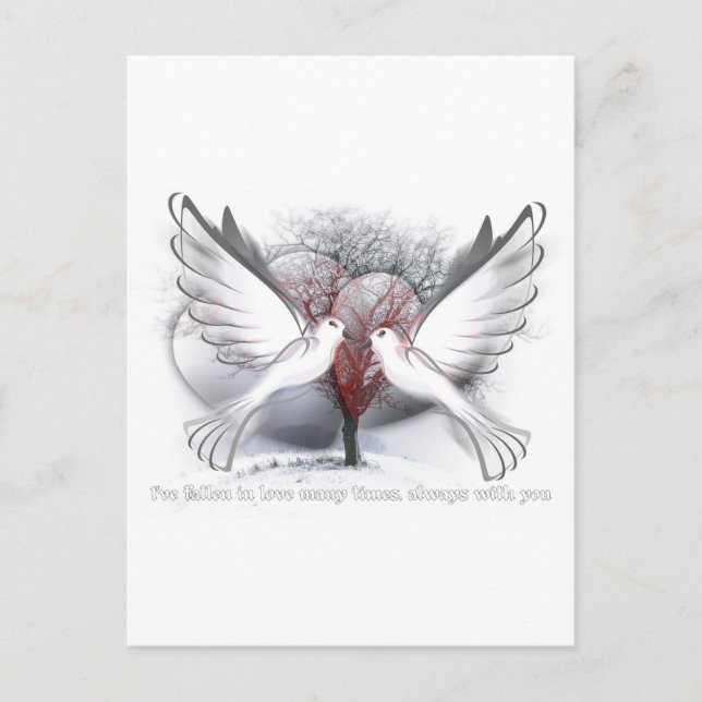 Un cadeau d'amour pour sa carte postale (Devant)